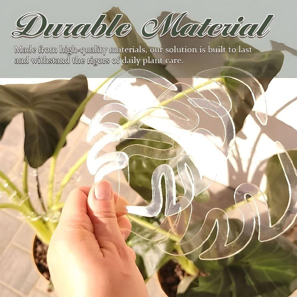 Plastic Plant Stem Support Holder Clear Plant Stem Support for Flower Lovers