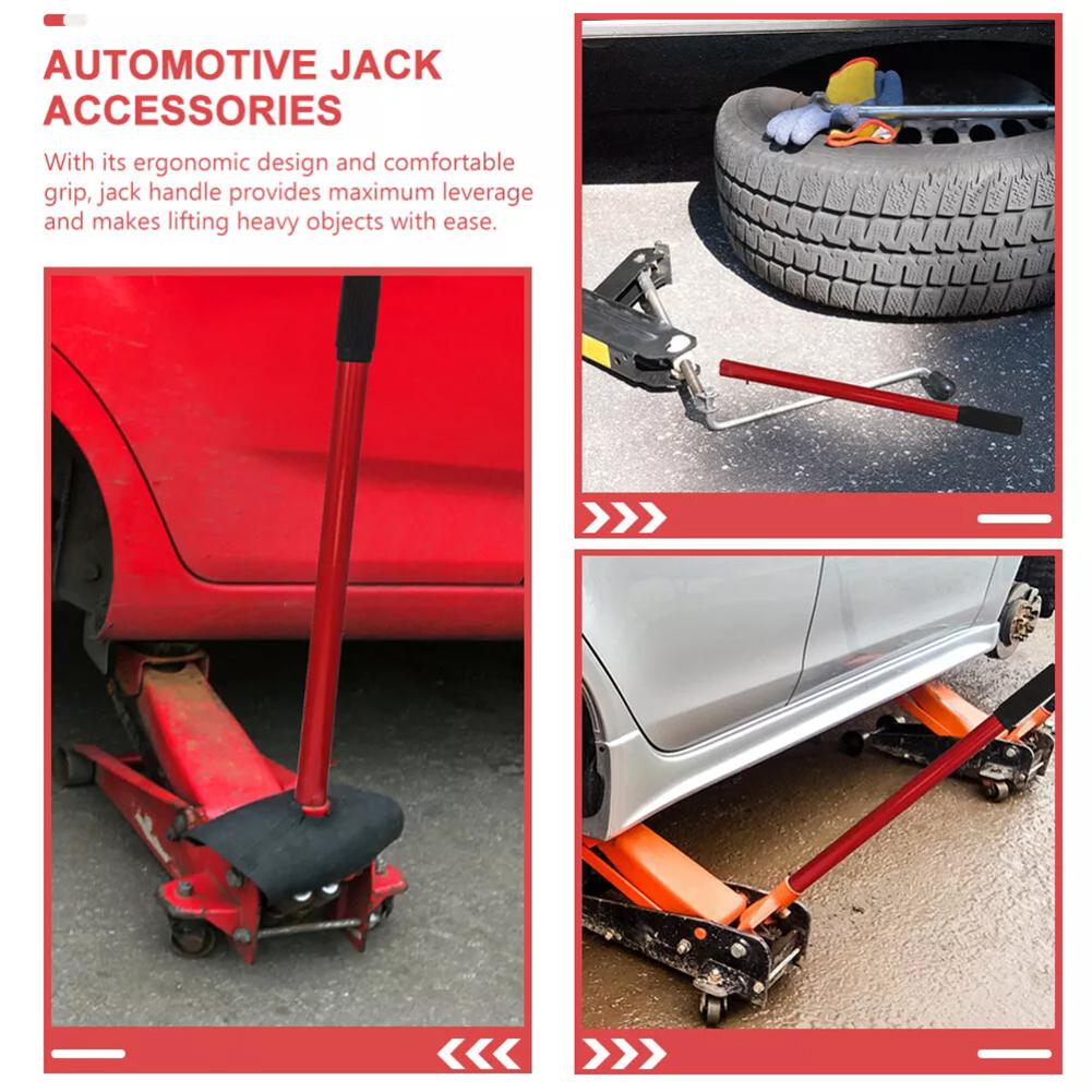 Durable Steel Plastic Floor Handle 37cm Car Repair Tool Lightweight Universal Trailer Handle Replacement With Easy Installation