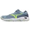 Wave Supersonic Cn Low-Top Cushioning Breathable Volleyball Shoes Unisex Shoes Gray Blue Green V1GA216138