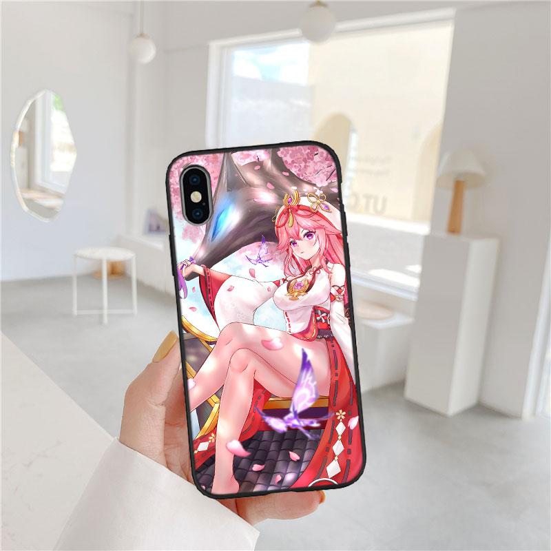 AQ58 Genshin Impact Мягкий чехол для телефона OPPO A40 A60 A80 A15 A16 A16K A12 A17 A17K A54 A54S A53 A53S A55 A56 A57 A98 F23
