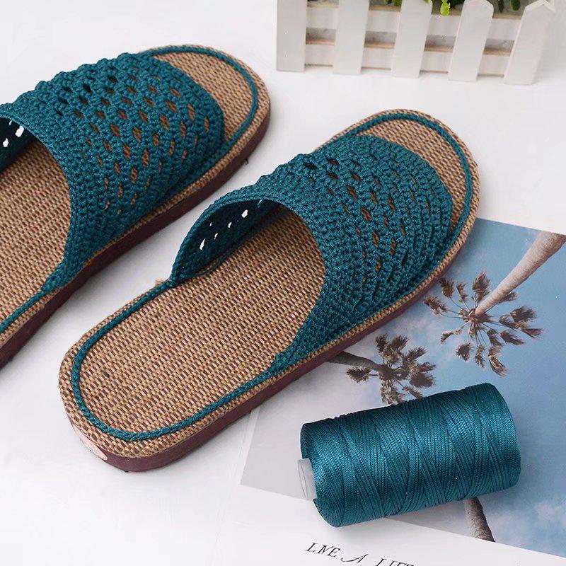 Экологичная конопляная пряжа для вязания крючком летних шляп, сумок и сандалий