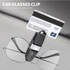 Car Glasses Case Car Sun Visor Glasses Holder Sunglasses Clip Auto Interior Accessories For Mercedes Benz W211 W204 W210 CLA GLA