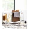 Yamazaki Tower Kitchen Cutting Board & Tray Stand, White, Approx. W45 X D11 X H21cm, Perfect for Kitchen Supplies, Space-Saving Storage, 5688
