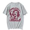 Completely Unhinged Meme T Shirt Harajuku Vintage Housewife Funny Tshirts Unisex Unisex Fashion Aesthetic Cotton Tshirt Streetwear