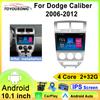 Android 13 автомобильное радио для Dodge Caliber Jeep Compass 1 MK Patriot 2006 - 2012 BT мультимедиа DSP навигация WIFI стерео DVD GPS