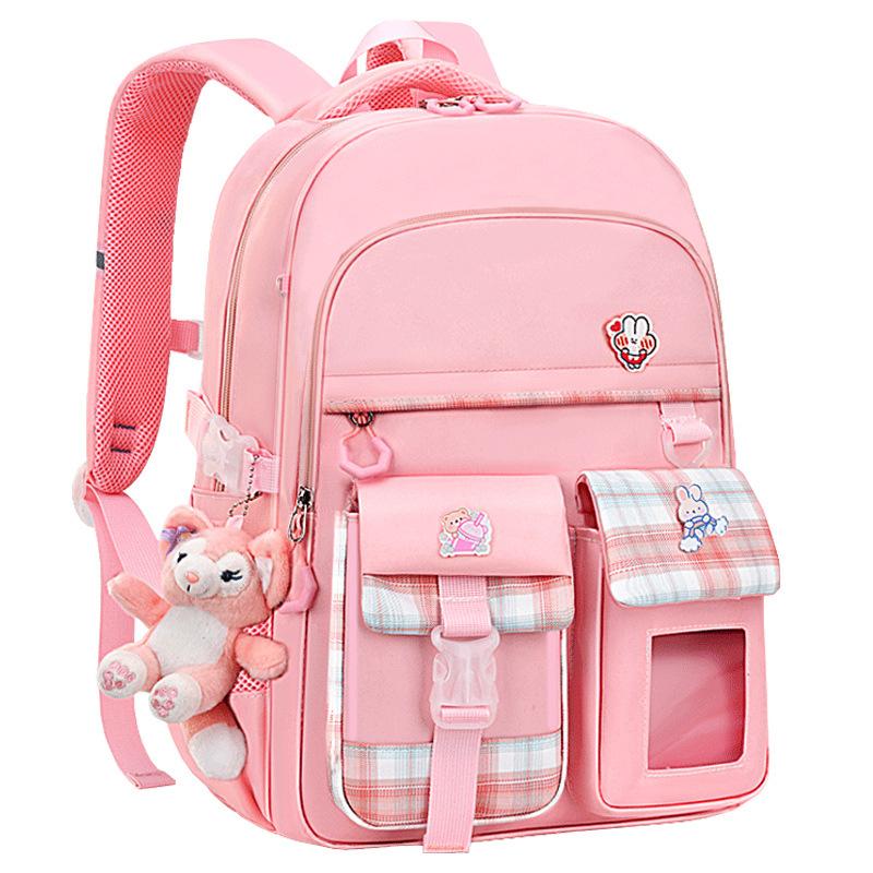 Children School Backpack for Girls Cartoon Knapsack Orthopedic Backpacks for Girls Kids Satchel Space School Bags Grade 1-9
