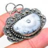 Dendrite Opal Handmade 925 Sterling Silver Jewelry Pendant 1.85" W9l73