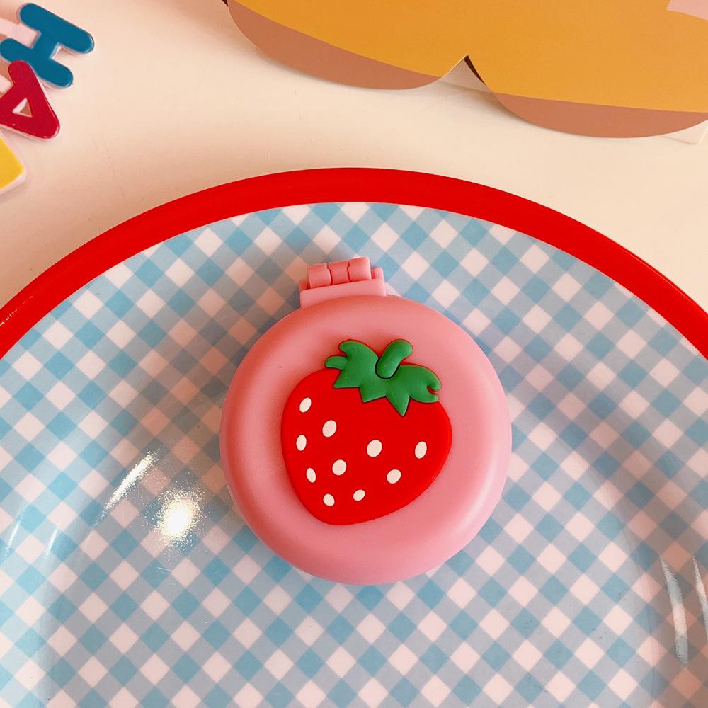 Симпатичные мини-складные гребни для волос с зеркалом, портативные для путешествий, массажная расческа для женщин и девочек, щетки для волос, аксессуары для укладки