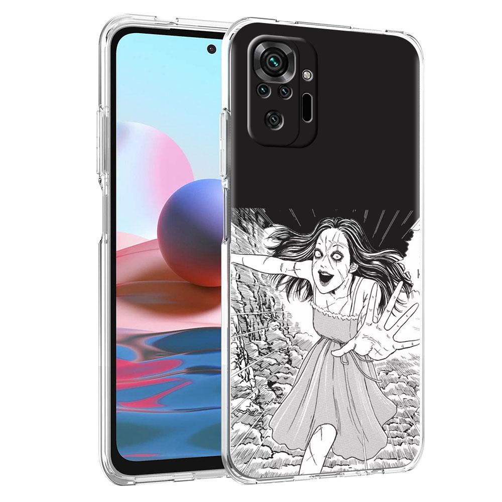 Силиконовый чехол для Xiaomi Redmi Note 10 9 Pro 9S 8 9C 7 8T 10S 9A 7A 8A K40 K20, противоударный мягкий чехол для телефона, футболки Junji Ito Tomie