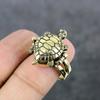 Кольцо из латуни ручной работы с видом ядовитой черепахи, размер 8