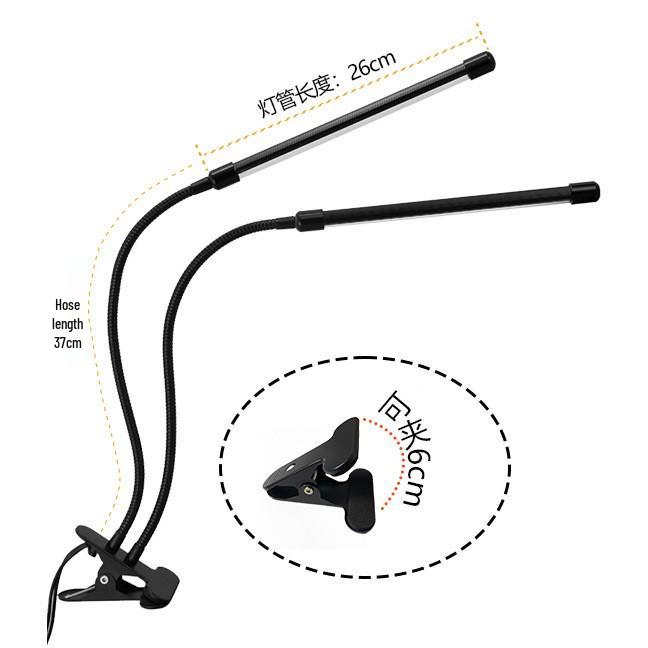 Диммируемый светодиодный светильник для выращивания полного спектра с таймером и клипсой для суккулентов и имитации солнечного света