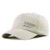 Letter Men's Baseball Cap Spring Summer Cap Women's Sun Hat Peak Cap