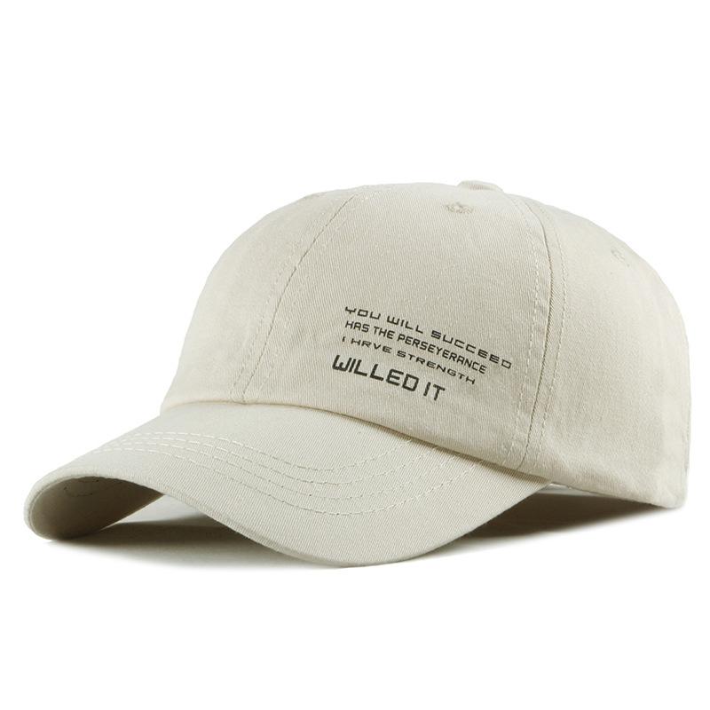 Letter Men's Baseball Cap Spring Summer Cap Women's Sun Hat Peak Cap
