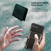 Для iPhone 16e Чехол для телефона PC+TPU Двухслойный чехол-накладка с держателем для карт