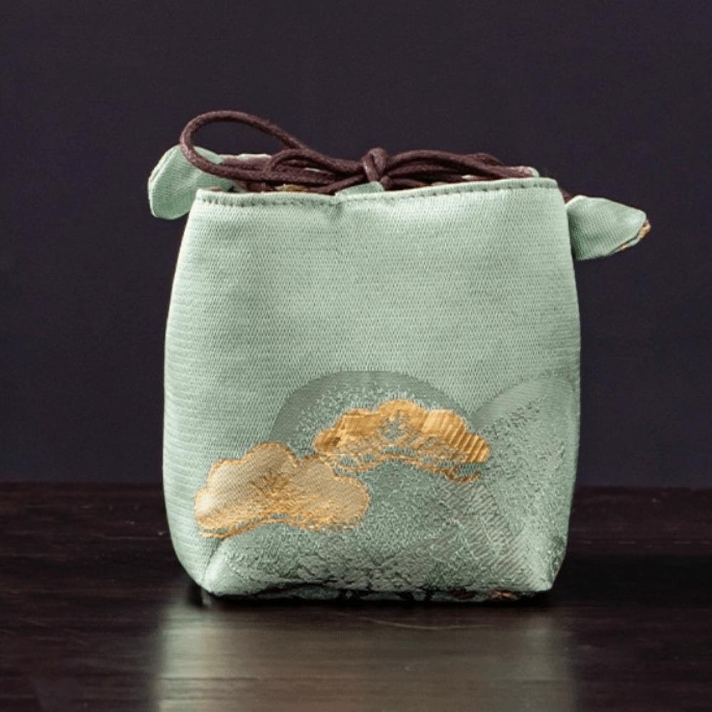 Вышитая сумка в китайском стиле, утолщенная сумка для хранения чайника, грелка для чайника, китайская чайная культура