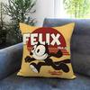 POPULAR Felixx the Ccatt Cushion Cover Comfortable Reversible Pillow Cover Ideal for Car Sofa Bedroom & Beyond