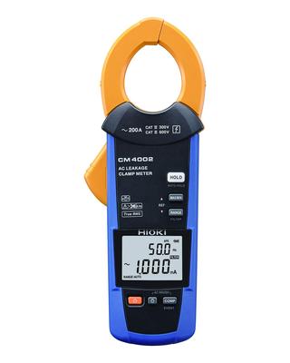 Измерительные клещи HIOKI AC Leak Clamp Meter CM4002 совместимы с беспроводным адаптером Z3210 Измерение утечки тока, обнаружение утечки переменного тока на землю 0,06 мА ~