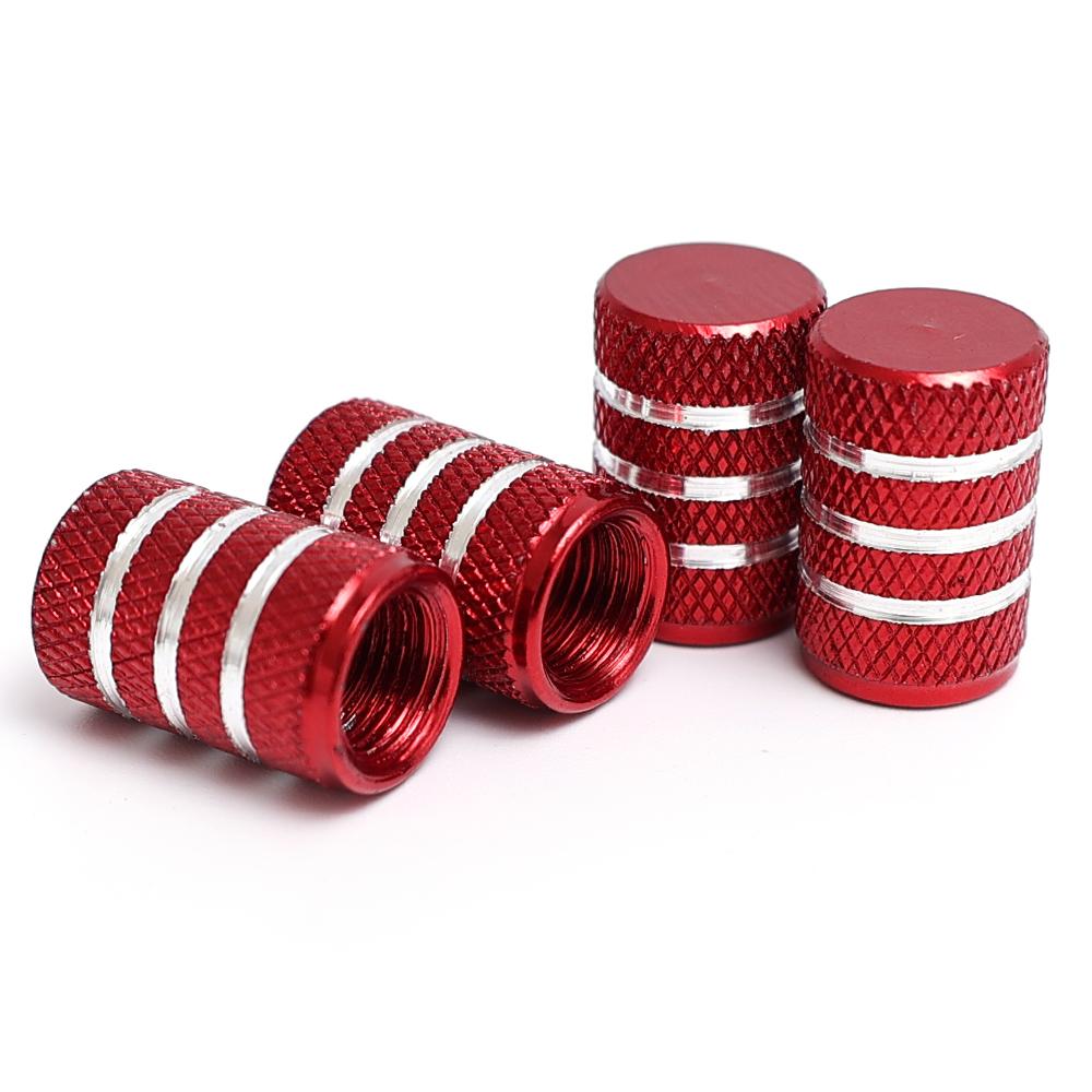 4/1PCS Car Tire Valve Stem Caps Bolt Aluminum Dustproof Valve Caps Motorcycle Bike Tires Valves Tyre Stem Valve Caps Thread Caps