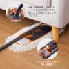 CLEANHOME Floor Extendable Suitable for and No Replaceable Chenille Microfiber Cloths 3 Cloths Mop, Wet/Dry, 360-Degree Rotation, 113-141cm, Floors,
