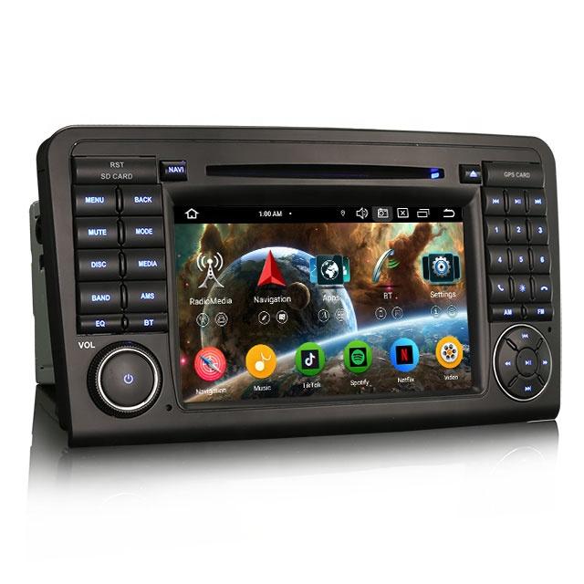 EU Erisin ES6583L Android 14.0 Восьмиядерный CarPlay GPS Автомагнитола для Mercedes-Benz ML-Class W164 GPS Навигация Автомобильный DVD Плеер