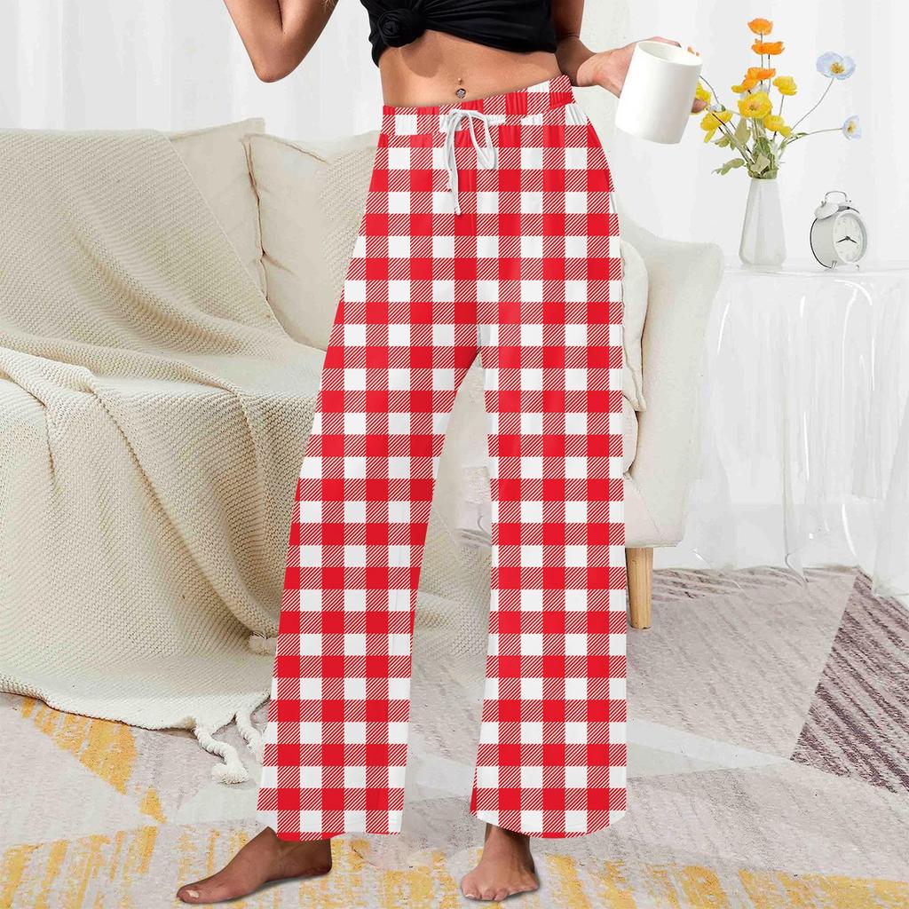 Women's Allover Printed Home Pants Sleeping Pajama Pants Long Pants Pajama Pants Yoga Pants