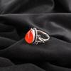 Carnelian Gemstone Jewelry, 925 Solid Sterling Silver Ring, Handmade Dazzling Silver Ring Jewelry For Thanksgiving Gift