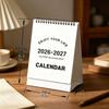 Monthly Planner Mini Desktop Calendar Portable Memo Planner Standing Desk Calendar  Desk Decoration
