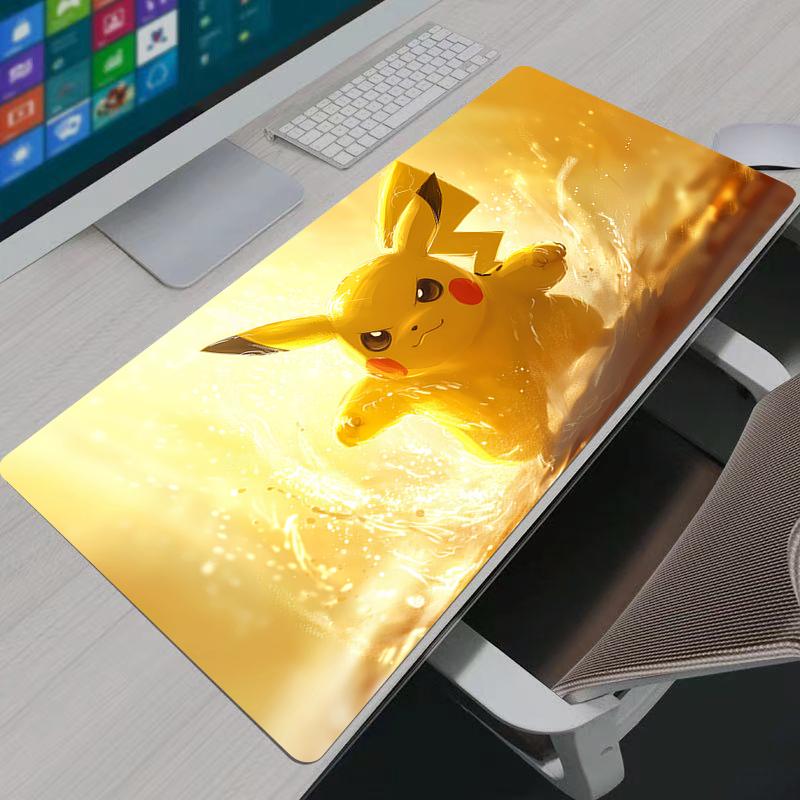 Mouse pad Pokemon Pikachu professional eSports game players Speed Lock Edge Rubber Game Desk Mousepad Keyboard Mat