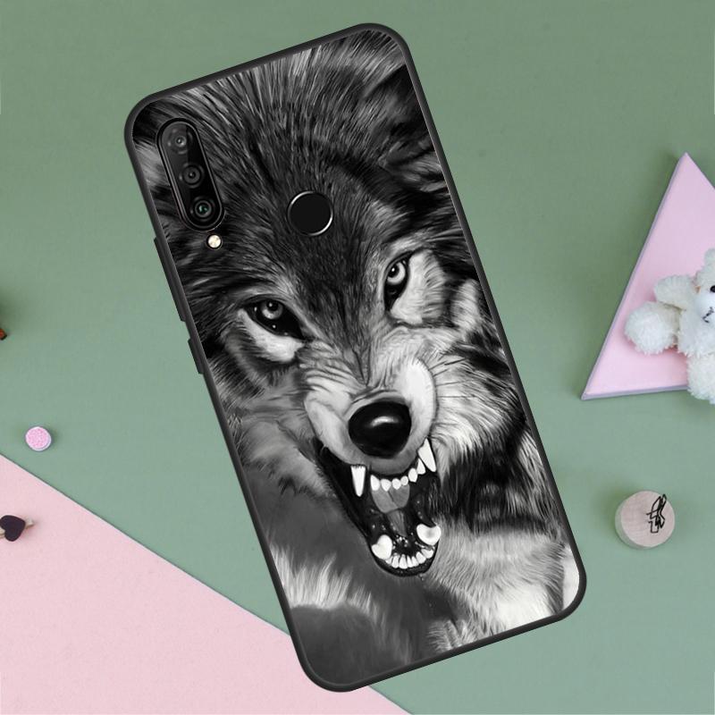 Злой Волк Для Huawei P20 P40 Lite P60 P30 Pro Nova 5T 9 10 SE 12s 12i 11i Y90 Y70 Y60 Y61 Y72 Y91 Чехол