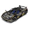 MOULD KING 13182 Высокотехнологичный автомобиль MOC 1:8-масштабная модель автомобиля, суперспортивный автомобиль, идеальная концепция автомобиля, технология гальванизации