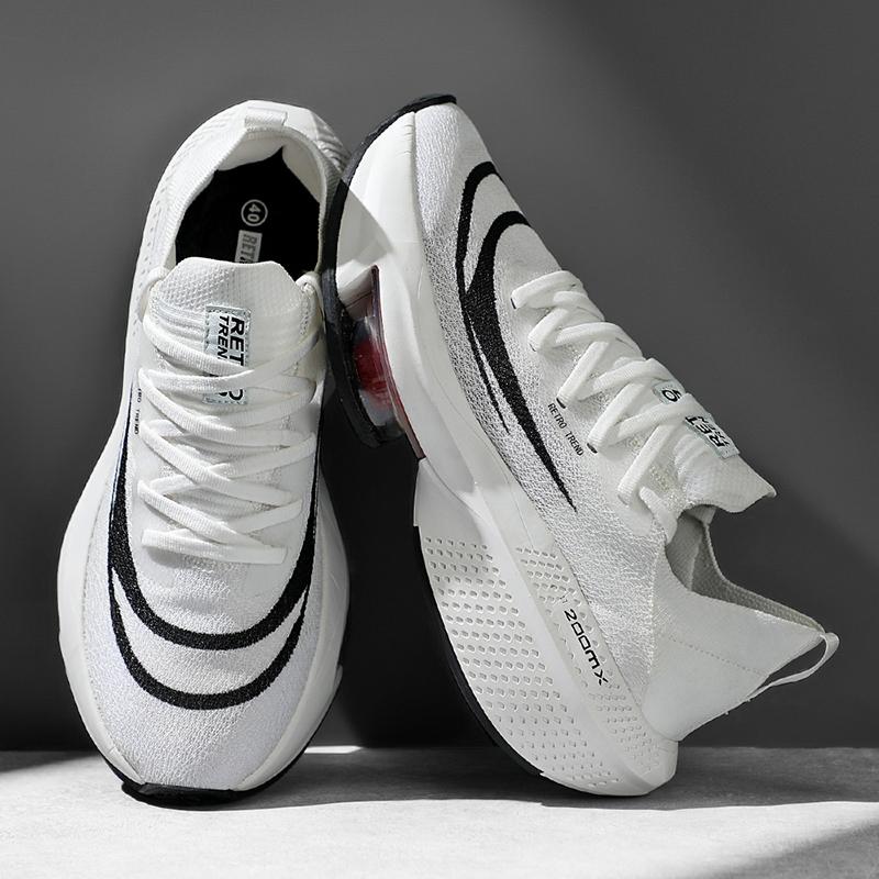 Кроссовки для бега Marathon Air Cushion для мужчин, дышащие, легкие, женские, удобные, спортивные, нескользящие, с углеродной пластиной