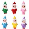 1pc Christmas Baby Elf Doll Pendants Xmas Tree Oranments Merry Christmas Decor Noel Happy New Year Natal Kids Gift Felt Doll Toy