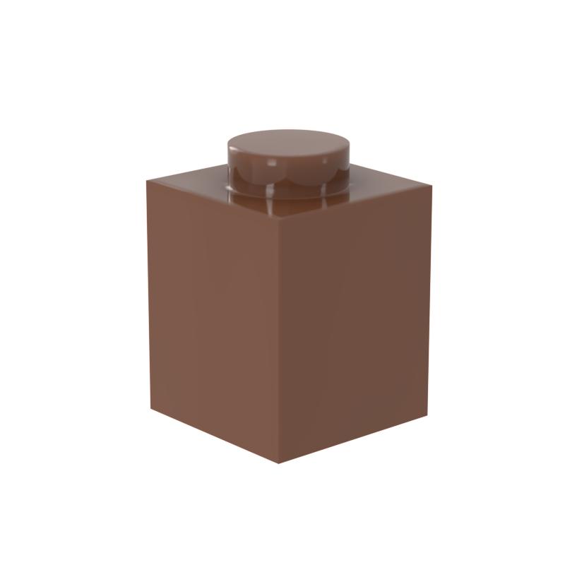 [FunBrick] 20 ШТ. Классические Строительные Блоки для DIY Толстые Фигурки Кирпичики 1x1 Точки Образовательные Креативные Совместимые с 3005 Пластик К