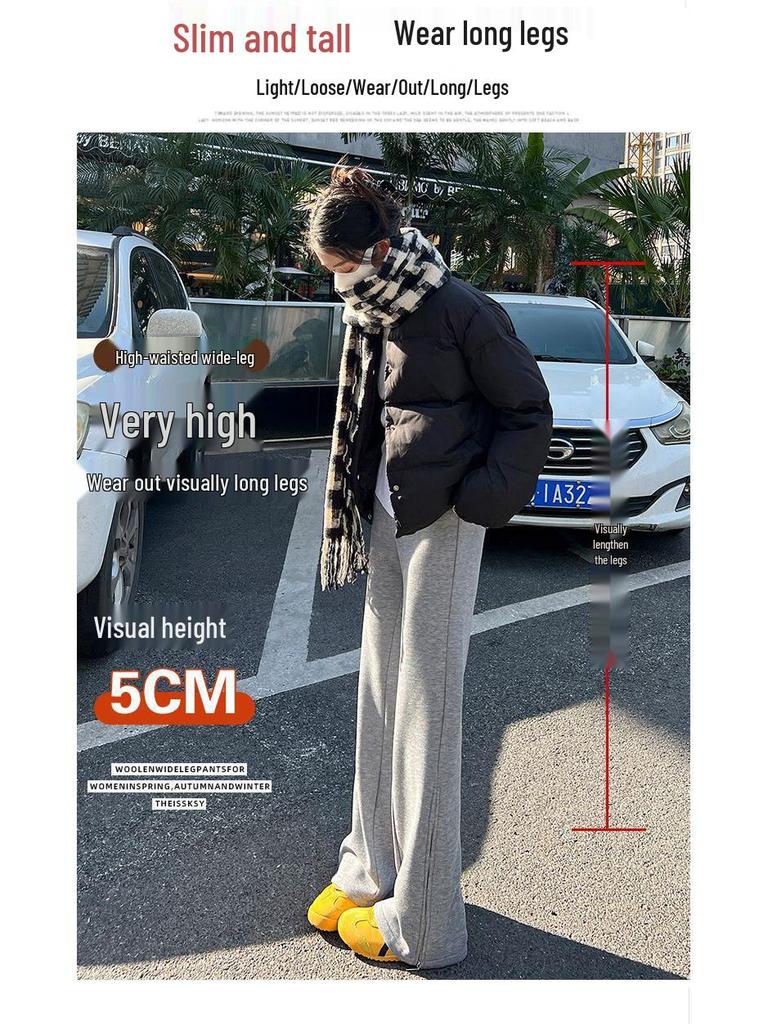 Женские утягивающие брюки для йоги с высокой посадкой и микроклешем, на флисовой подкладке, на молнии - Осенне-зимний тренд