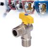 Brass Shut Off Valve G1/2 Male Thread Elbow Valve Durable Gas Angle Valve  Coal Gas