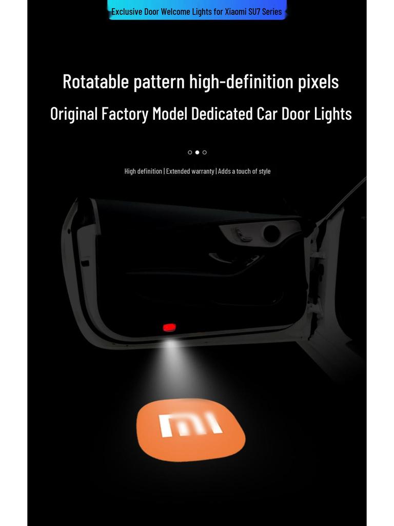 Световой элемент приветствия двери автомобиля SU7 YU7: Аксессуар-датчик проекции Pro MAX