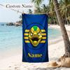 Parramatta Eels Custom Name Printed Beach Towel Personalized Soft Towel For Swimming Beach Travel