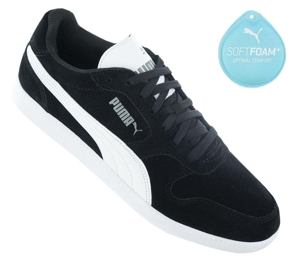 Puma Icra Trainer SD - мужские кроссовки замшевые черные 356741-16 ОРИГИНАЛ