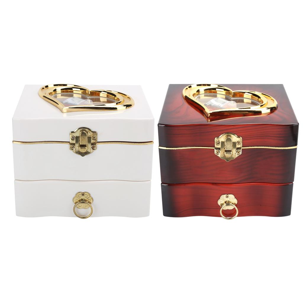 Классическая вращающаяся танцовщица музыкальная шкатулка заводная ручная музыкальная шкатулка женские шкатулки для хранения ювелирных изделий