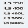 Глянцевые черные буквы из АБС-пластика LS350 LS400 LS460 LS460L LS500 LS500h LS600hL эмблема для багажника автомобиля Lexus логотип наклейка аксессуары для значков