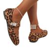 Ladies Shoes 2025 High Quality Basic Women's Flats Outdoor Casual Flats Women Round Toe Leopard Shallow Plus Size Shoes Women