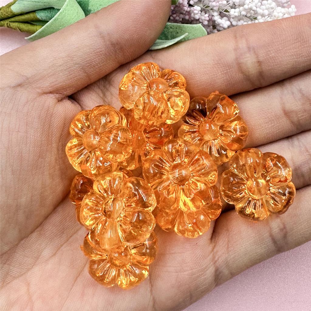 10 шт. 19,3 мм модные акриловые прозрачные кристаллы сливы свободные бусины для изготовления ювелирных изделий DIY ювелирные аксессуары