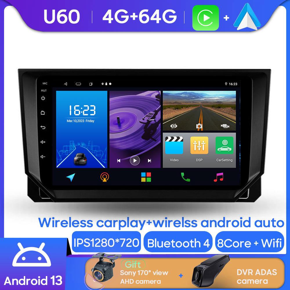 QLED для Seat Ibiza Arona 2017-2020 автомобильное радио AI Voice 4G WIFI CarPlay Android Auto GPS автомобильный мультимедийный видеоплеер без 2Din DVD