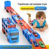 Folding Truck & Toy Car Race Track Set - Gift for Boys' Birthdays