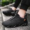 Flying Woven Mesh Sneakers Fashion Blade Running Shoes Large Size 46 Men's Shoes Casual Versatile Men's Couple Models