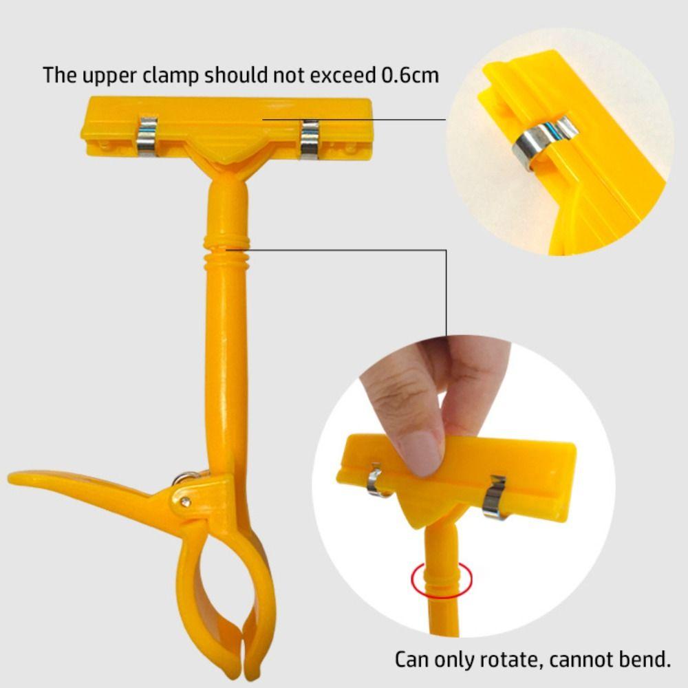 Adjustable Price Tag Clip Holder Colorful Product Label Rack Pop Card Base Stand Supermarket