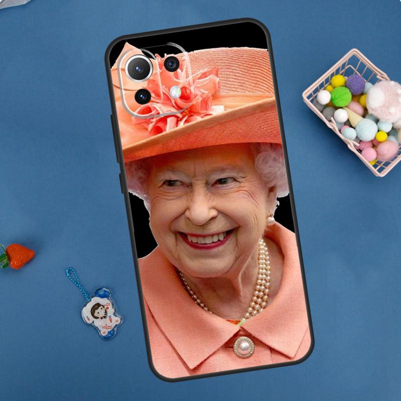England Queen Elizabeth II Case For Xiaomi 11T 12T 13T 14T Pro 13 14 15 Ultra POCO X7 Pro X3 X5 X6 M6 F5 F6 Pro Cover