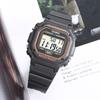 Casio Стандартная серия Цифровые квадратные часы Ретро Водонепроницаемые Классический кварцевый механизм Ремешок из смолы Женские часы Серый F-108WH-8A2