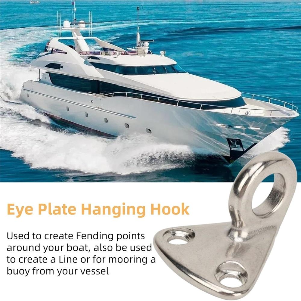 Крюк для крыла лодки, вешалка для крыла из нержавеющей стали 316, прочная пружинная защелка, крючок для веревки, морская лодка, пальто, шляпа, фурнитура, аксессуары с винтами