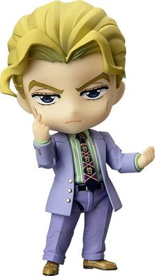 Medicos Entertainment Nendoroid Кира Йошикаге из аниме-сериала Bizarre Diamond - Пластиковая окрашенная подвижная фигурка "Приключение ДжоДжо: Несокрушимый"